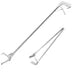 Professional All-Aluminum Alloy Snake Tongs,Extra Heavy Duty Snake Tongs Reptile Grabber Wide Jaw Handling Tool, Foldable with lock