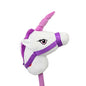White and Purple Kids Hobby Unicorn with Galloping Neighing Sounds