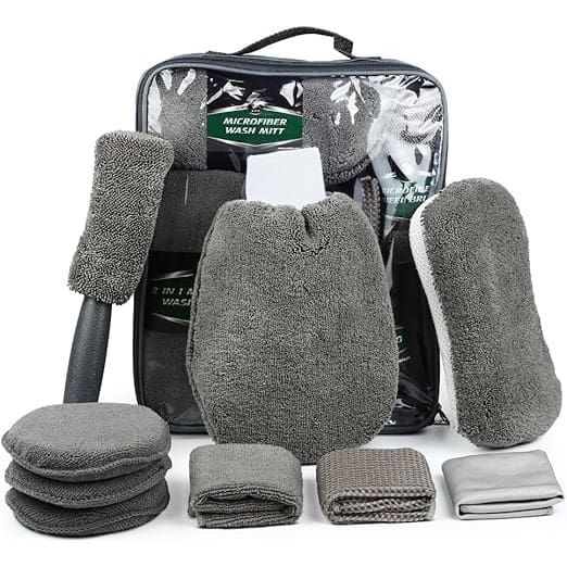 9-Piece Premium Car Wash Kit – Complete Interior & Exterior Cleaning Set
